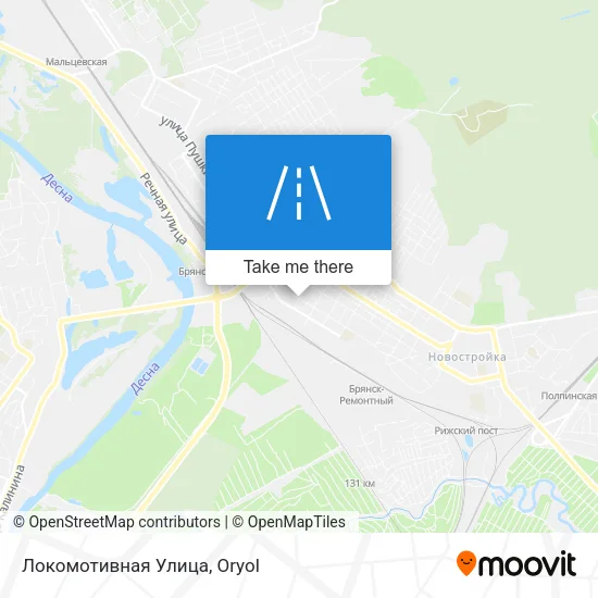 Локомотивная Улица map