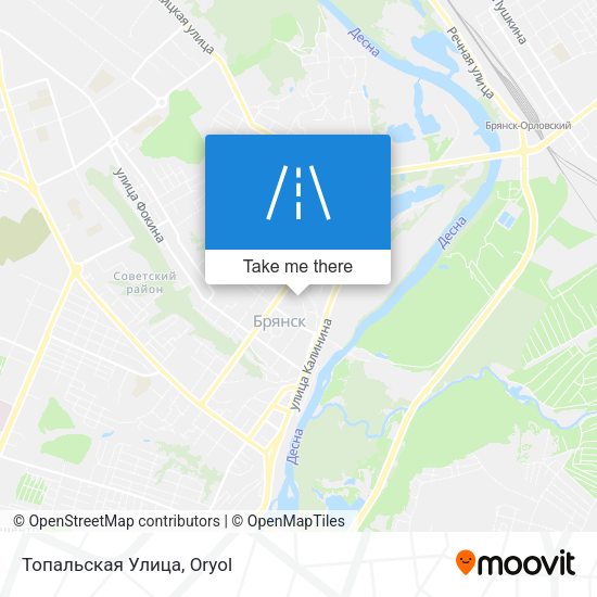 Топальская Улица map