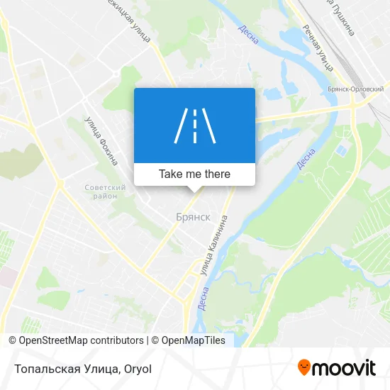 Топальская Улица map