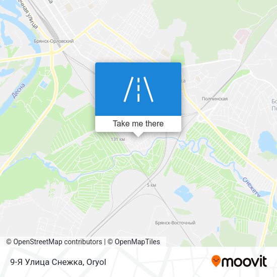 9-Я Улица Снежка map
