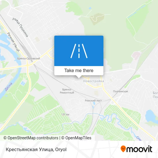 Крестьянская Улица map