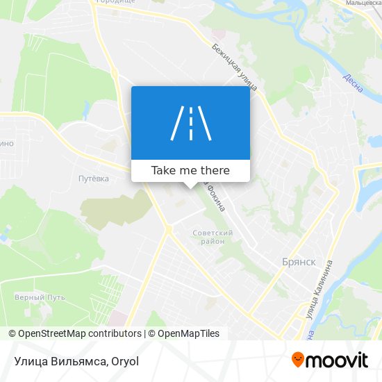 Улица Вильямса map