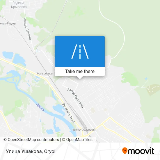 Улица Ушакова map