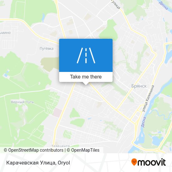 Карачевская Улица map