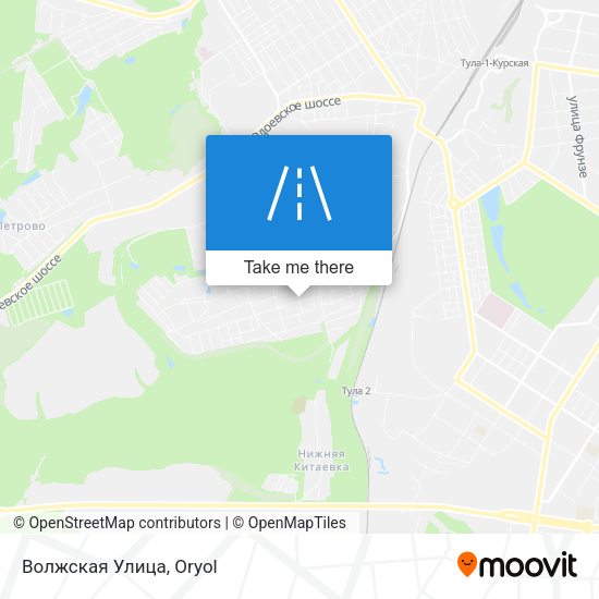 Волжская Улица map