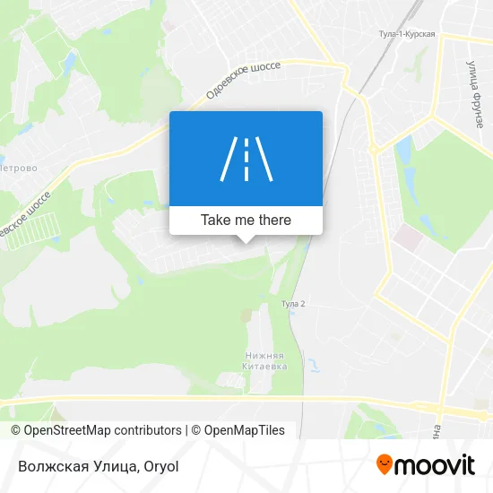 Волжская Улица map
