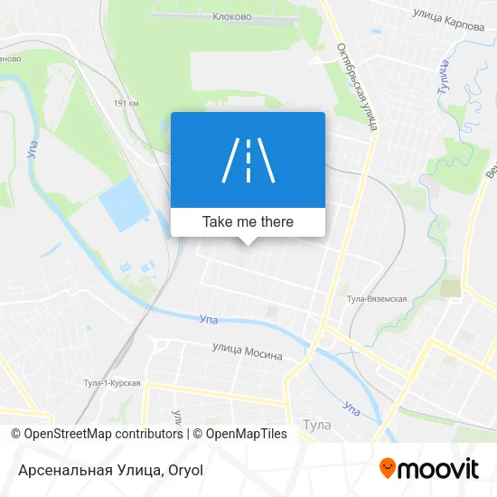 Арсенальная Улица map