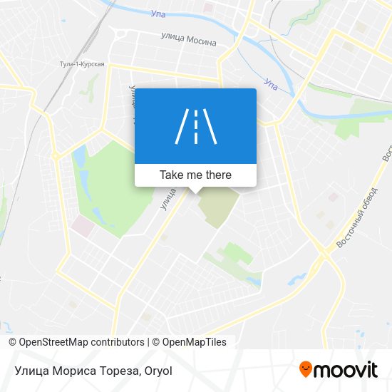 Улица Мориса Тореза map