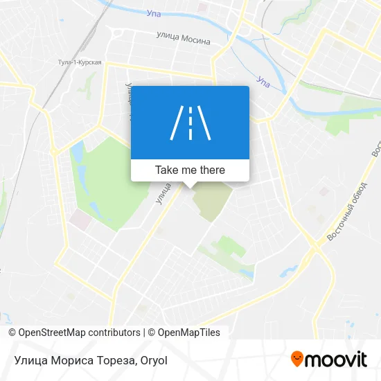 Улица Мориса Тореза map