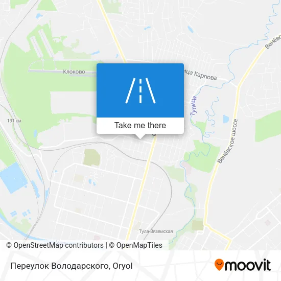 Переулок Володарского map