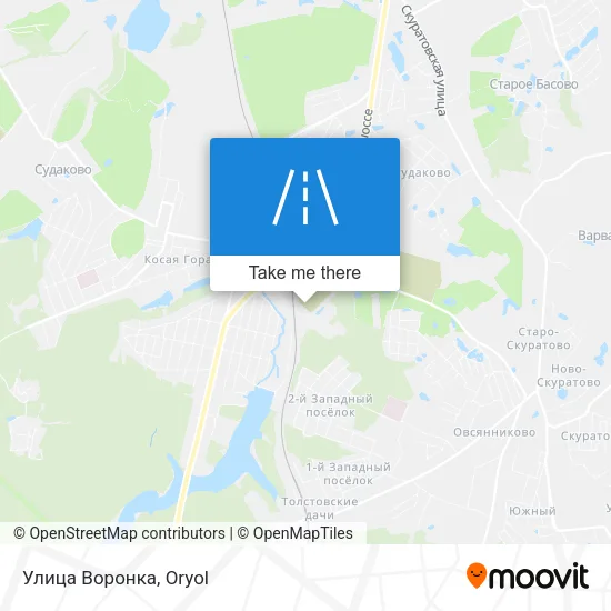 Улица Воронка map