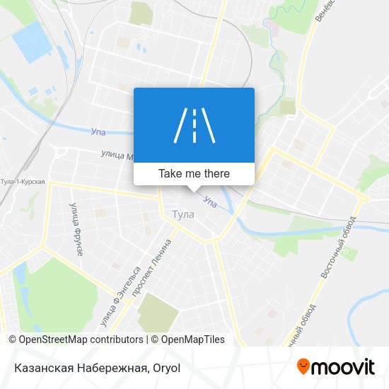 Казанская Набережная map