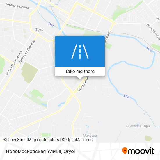 Новомосковская Улица map