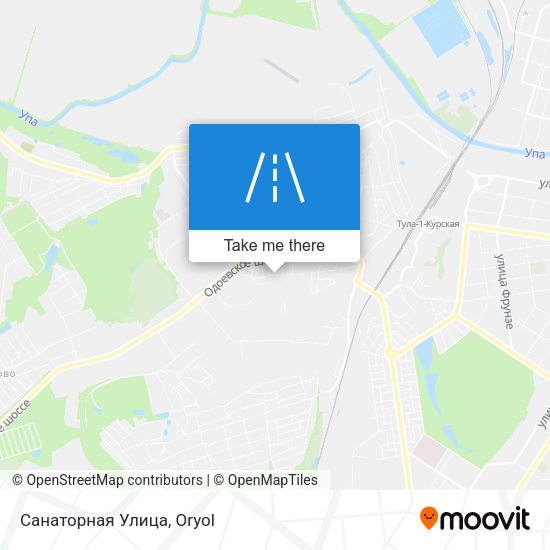 Санаторная Улица map