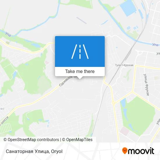Санаторная Улица map