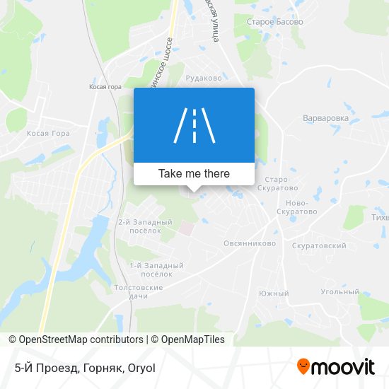 5-Й Проезд, Горняк map