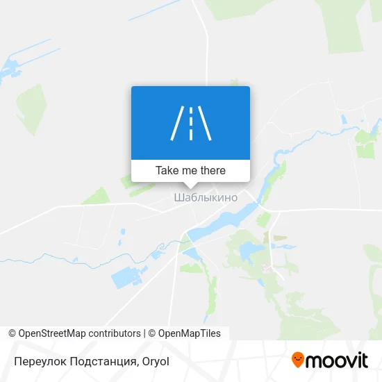 Переулок Подстанция map