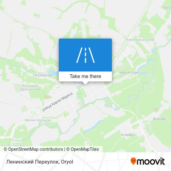 Ленинский Переулок map