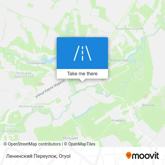 Ленинский Переулок map