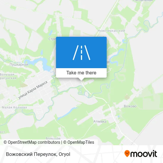 Вожовский Переулок map