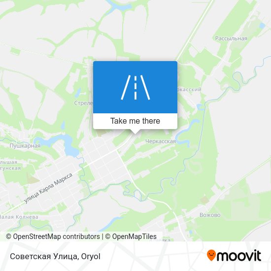 Советская Улица map
