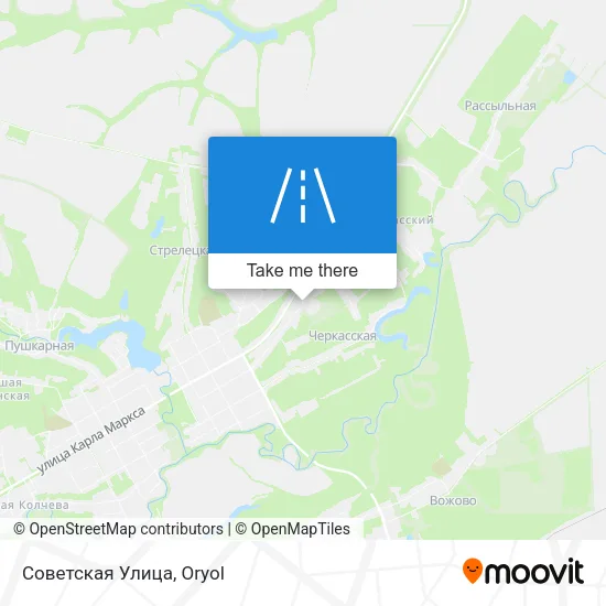 Советская Улица map