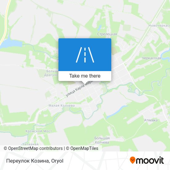 Переулок Козина map