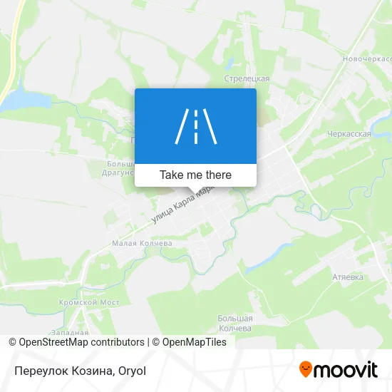Переулок Козина map