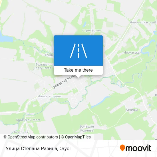 Улица Степана Разина map