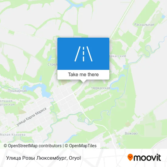 Улица Розы Люксембург map