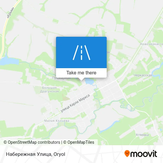 Набережная Улица map