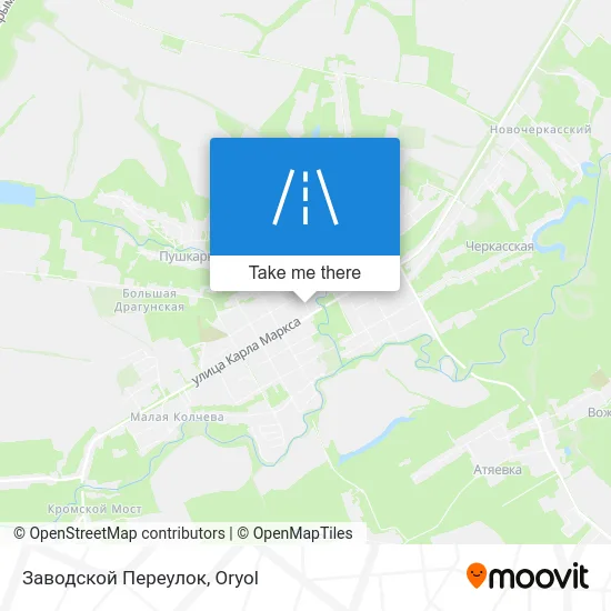 Заводской Переулок map