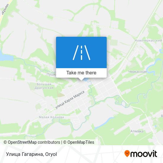Улица Гагарина map