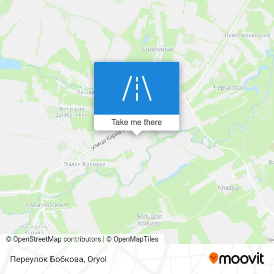 Переулок Бобкова map