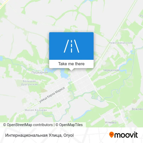 Интернациональная Улица map