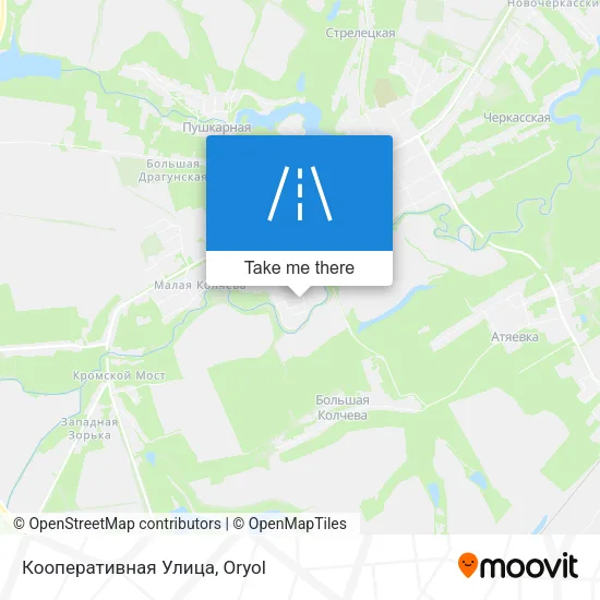 Кооперативная Улица map