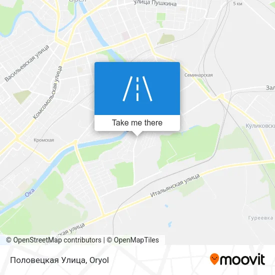 Половецкая Улица map