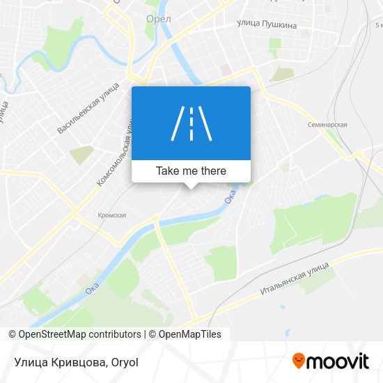 Улица Кривцова map