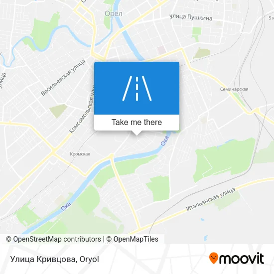 Улица Кривцова map