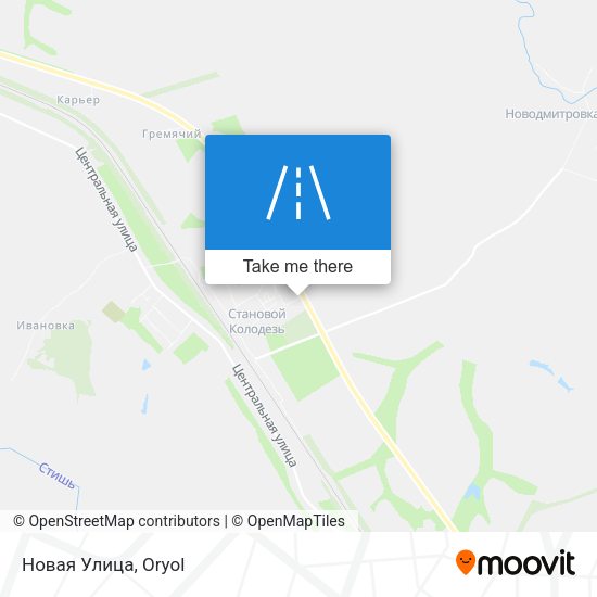 Новая Улица map