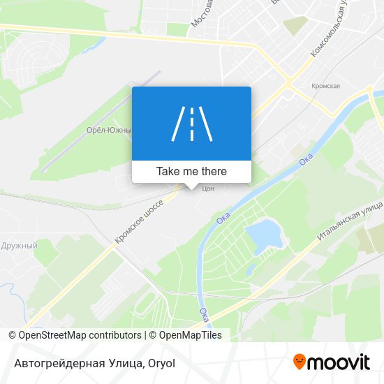 Автогрейдерная Улица map