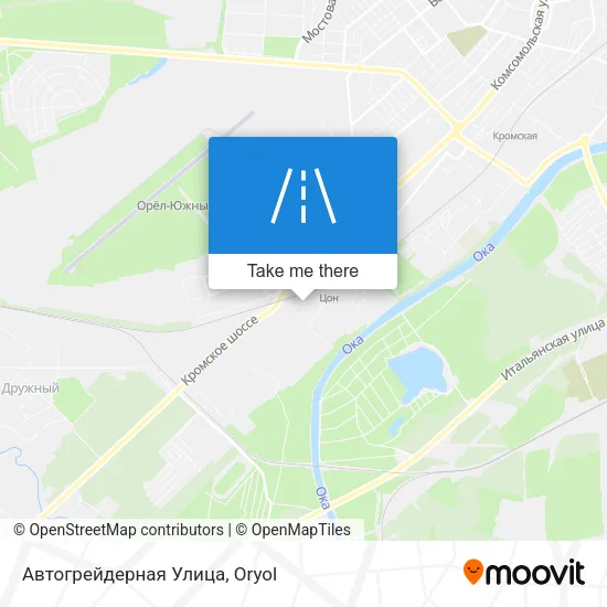 Автогрейдерная Улица map