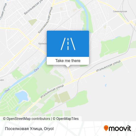 Поселковая Улица map