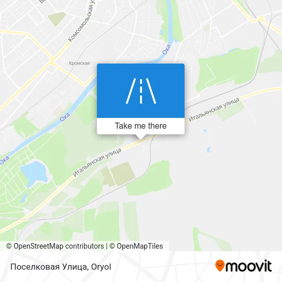 Поселковая Улица map