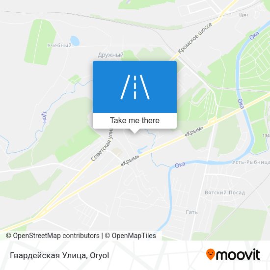 Гвардейская Улица map