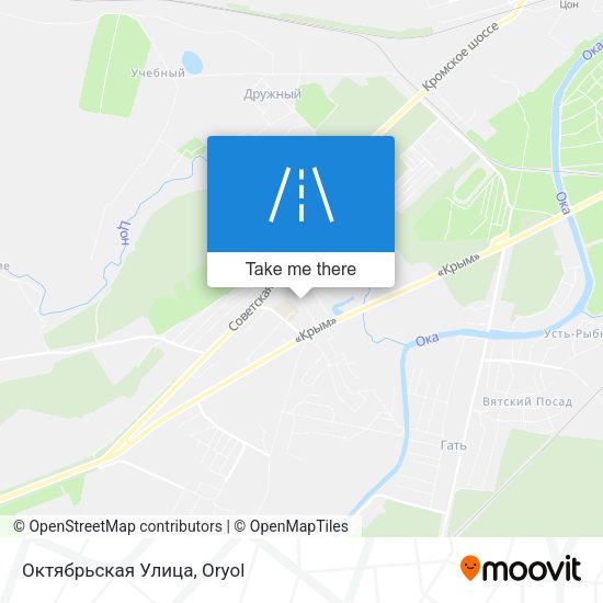 Октябрьская Улица map