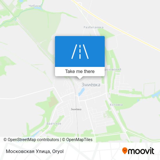 Московская Улица map