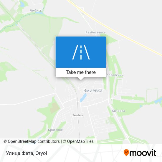 Улица Фета map