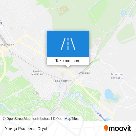 Улица Рылеева map