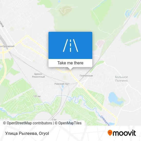 Улица Рылеева map
